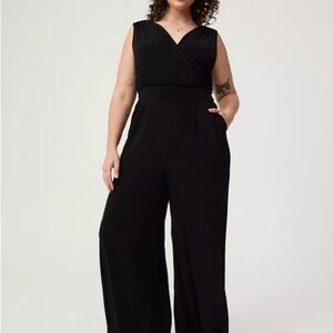 Torrid Elegant Black V-Neck Jumpsuit